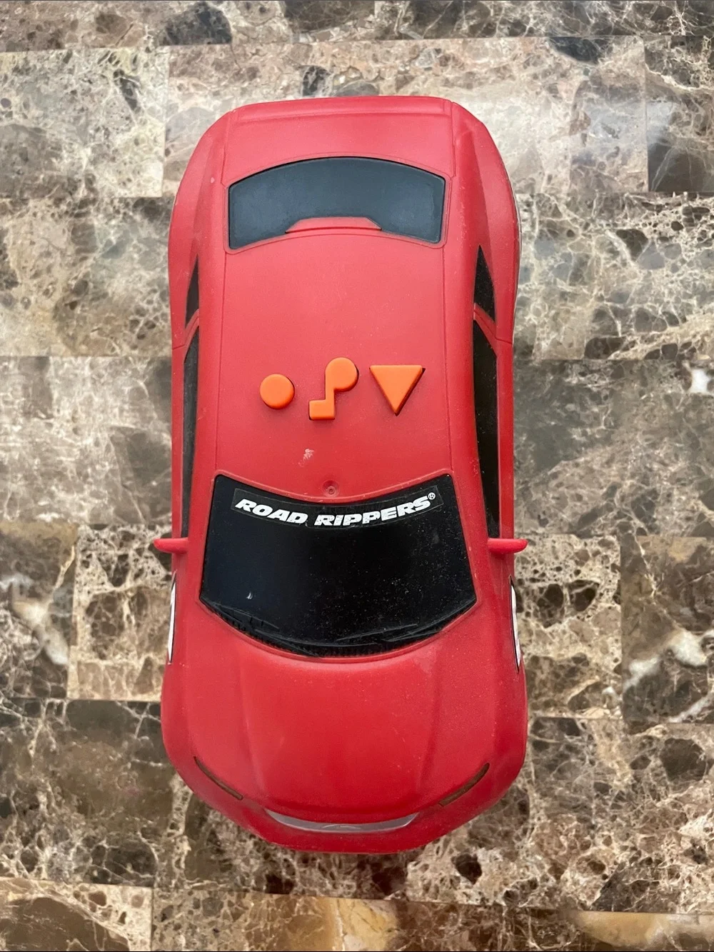 Red Remote Control Sports Car Toy batteries not working works manually